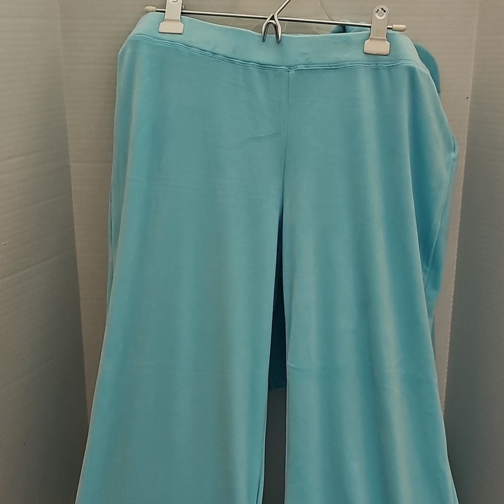 Juicy Couture Aqua Velour Hoodie and Pants Set - Picture 5 of 5